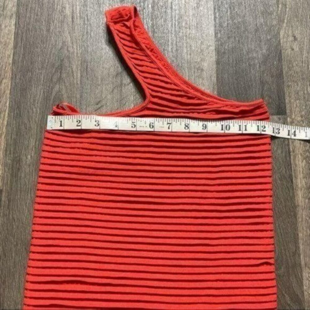 BCBGeneration Orange One Shoulder Bodycon Dress Size XS/S - Picture 5 of 10
